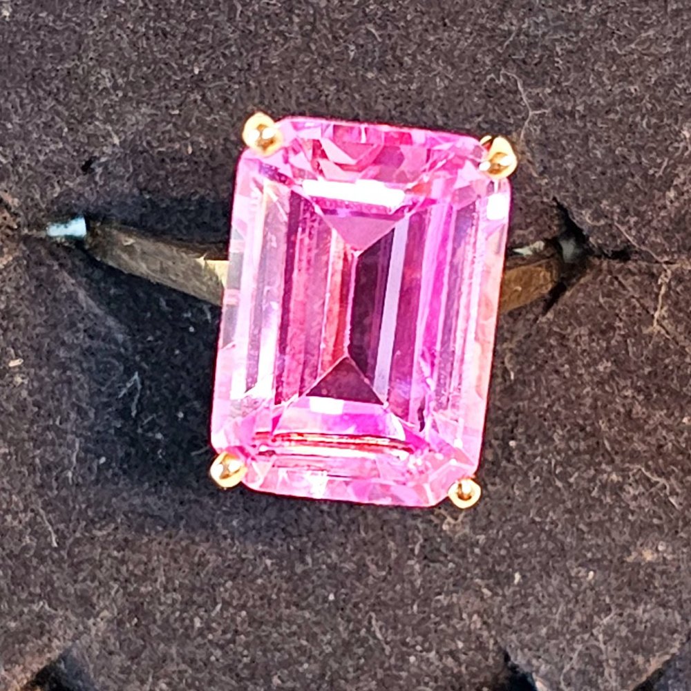 Pink Gemstone Ring